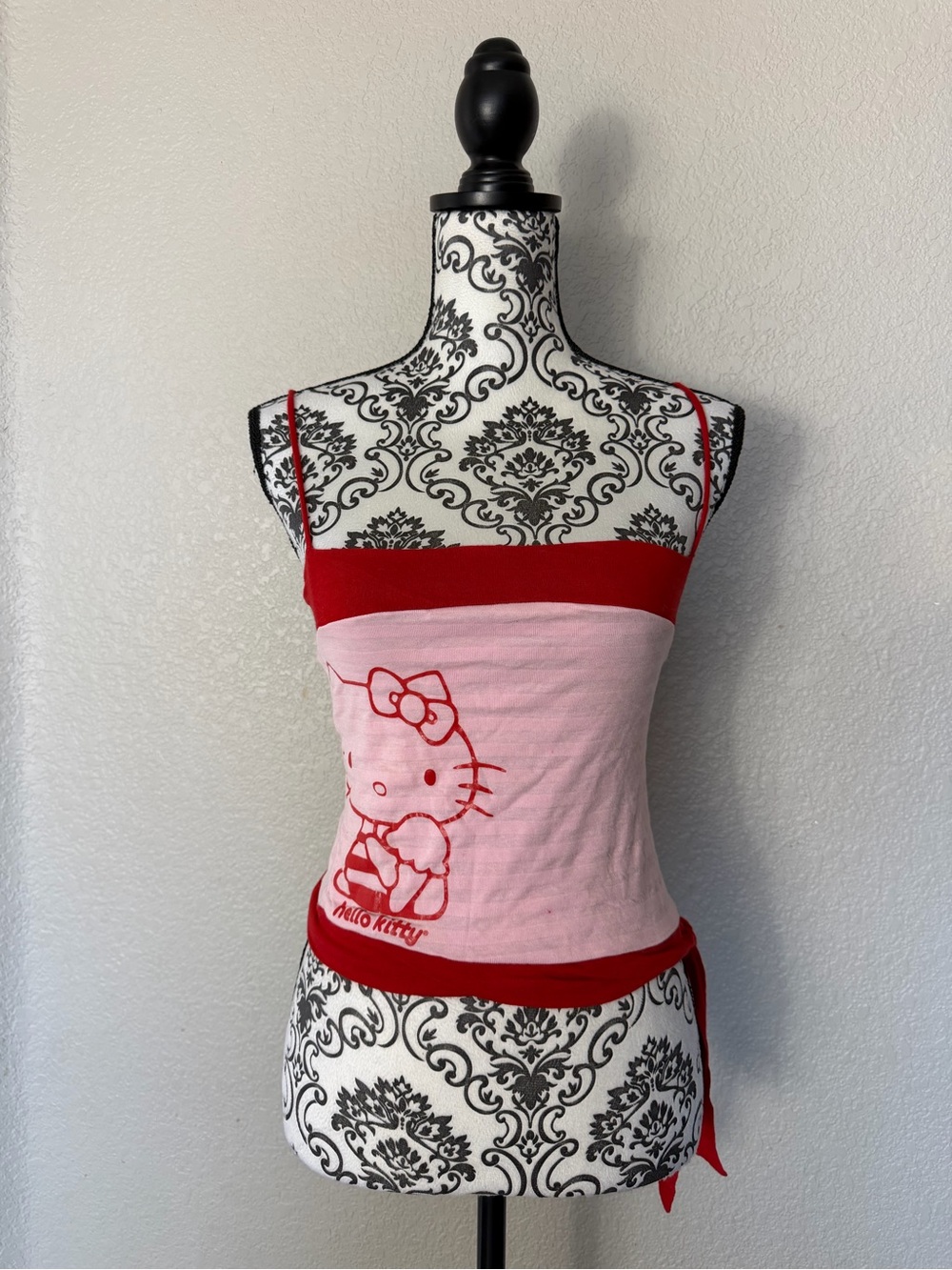 Sanrio Red and Light Pink Hello Kitty Top